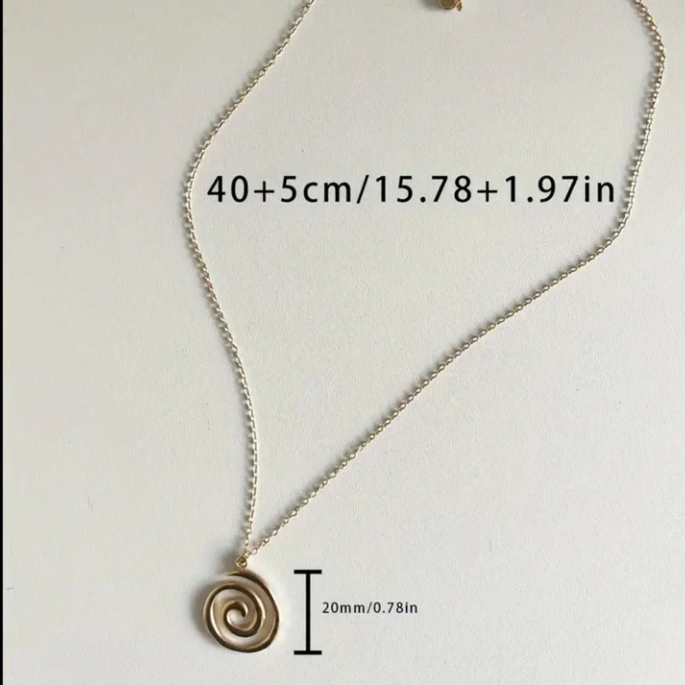 Silver Swirl Necklace